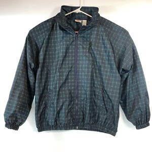 Vintage Jerzees Plaid Windbreaker